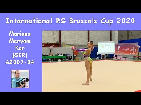Mariana Meryem Kar (GER) - A2007 04 - RG Brussels Cup 2020