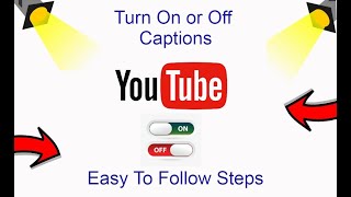 How To Turn On/Off Captions On YouTube App