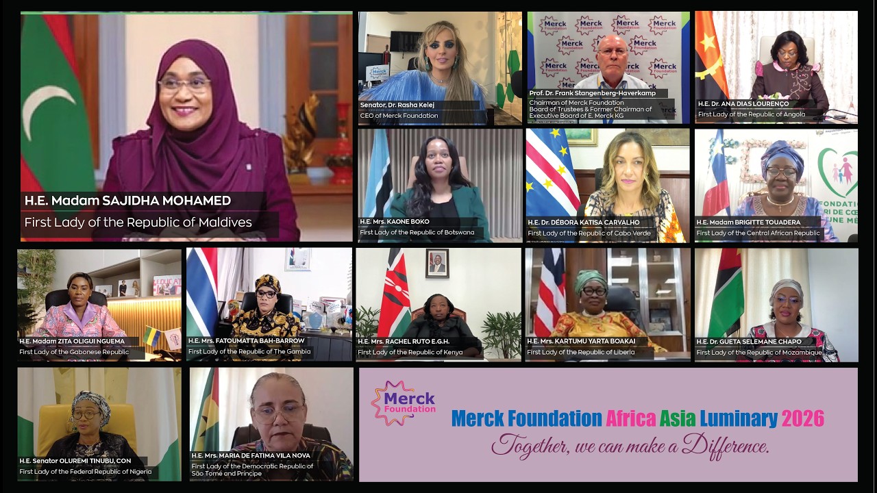 H.E. First Lady of Maldives speech at 13th Merck Foundation Africa Asia Luminary (Online)2026