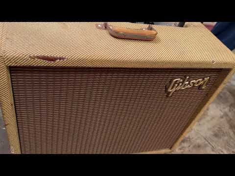 Gibson GA-19RVT Falcon 15-Watt 1x12" Guitar Combo 1960's Tweed image 11