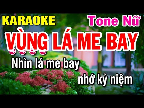 Karaoke Vùng Lá Me Bay Tone Nữ Nhạc Sống Beat Hay | Huỳnh Lê