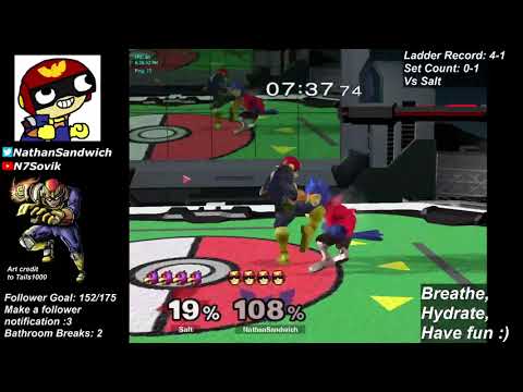 TMT 28 Ladder: NathanSandwich (C. Falcon) vs Salt (Falco)