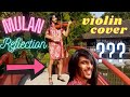 Mulan Male Version Reflection Violin Cover Vanessa Mae Style