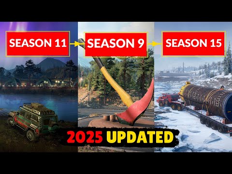 Best Order To Play SnowRunner Regions *2025 UPDATED* Seasons 1-15