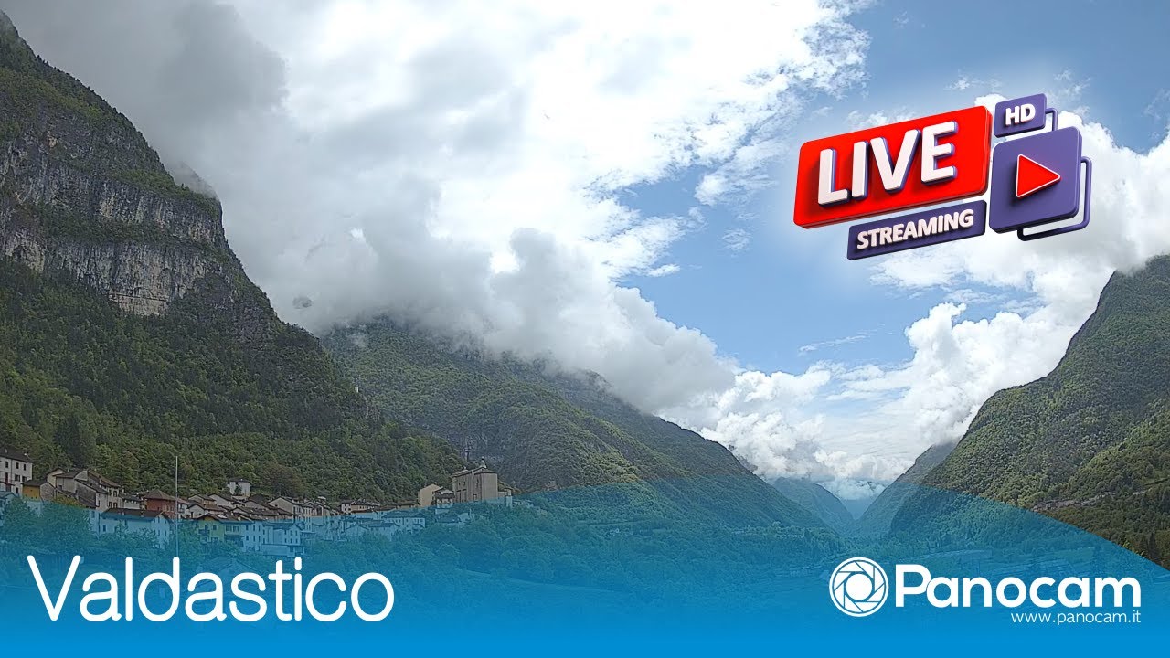 Live webcam view of Val d'Astico Valley Panorama