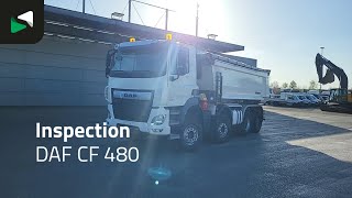 DAF CF 480 8X4 20m3 Schmitz tipper Big-Axle Automatic Euro 6 dump truck for sale - Image 4 | Autoline GB DAF CF 480 8X4 20m3 Schmitz tipper Big-Axle Automatic Euro 6 dump truck | Image 4 - Autoline