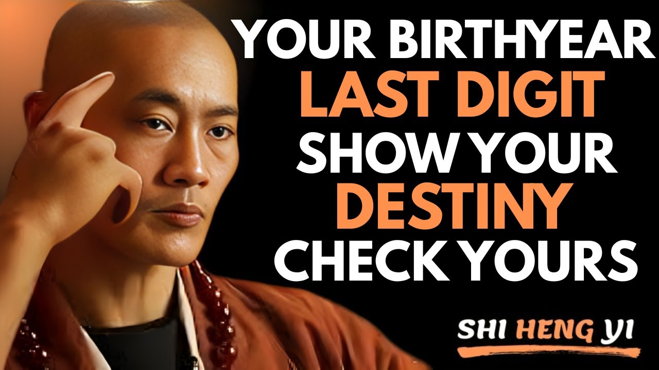 What the Last Digit of Your Birth Year Means WILL SHOCK YOU - Buddhist Wisdom — SHI HENG YI