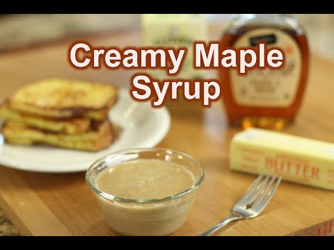 Easy Homemade Creamy Maple Syrup Recipe | Rockin Robin Cooks