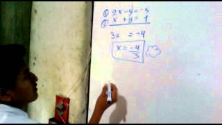 preview picture of video 'sistema de ecuaciones lineales- metodo de adicion'