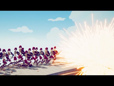 CAN 100 SKELETONS and GIANT CROSS THE BRIDGE  - TABS Totally Accurate Battle Simulator