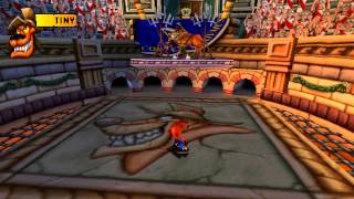 Crash Bandicoot: Warped 105% Walkthrough HD - Part 6: Tiny Tiger