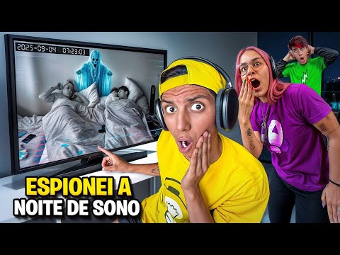 ESPIONEI A NOITE DE SONO DA KATLEN E DO VOID *Coisas estranhas aconteceram