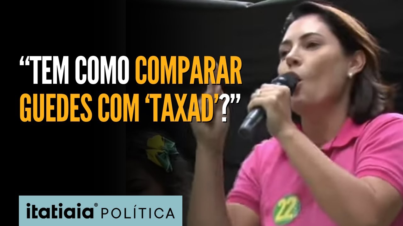 MICHELLE BOLSONARO COMPARA GOVERNOS LULA E BOLSONARO NO BRASIL EM MOTOCARREATA DE APOIO À ENGLER