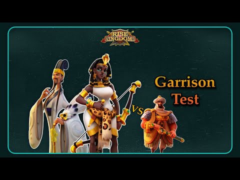 Zhuge Liang Garrison Test (VS Infantry) - Rise of Kingdoms