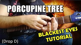 PORCUPINE TREE - BLACKEST EYES (GUITAR TUTORIAL) | Icar Alejandro