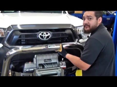 Installation of Bull Bar to Westin MAX Winch Mount System