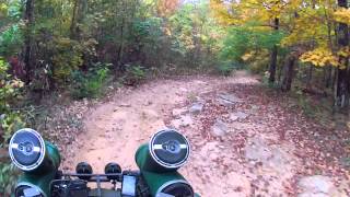 preview picture of video 'Mill Creek ATV Trail Combs Arkansas 10-28-13'