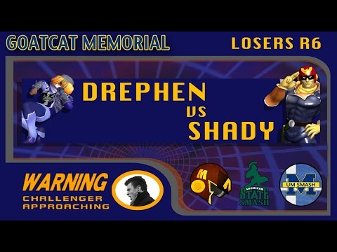 Goatcat Memorial Singles - Drephen (Sheik) vs Shady (Falcon) LR6