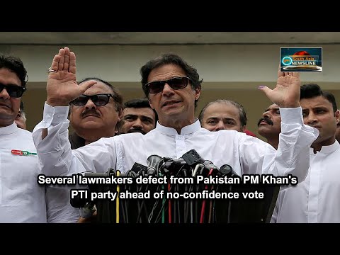 Several lawmakers defect from Pakistan PM Khan's PTI party ahead of no confidence
