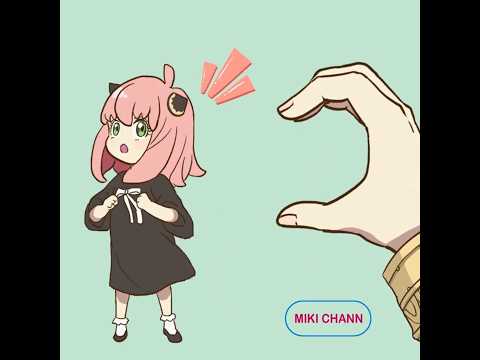 【ダミアニャ】Anya x Damian❤️Finger Heart - Fancy Refill|#shorts  #spyxfamily #アーニャ