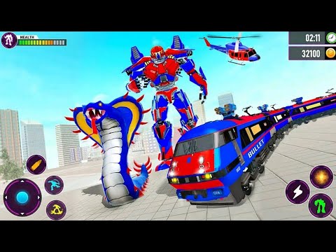 Snake Robot - Train Robot Game - Android GamePlay | Walk through a Game
