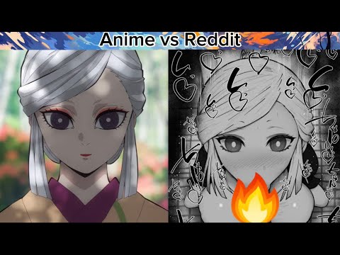 Anime vs Reddit🌚🌚Demon Slayer Girl🌚🌚The Rock Reaction Meme🌚🌚Mizohent93