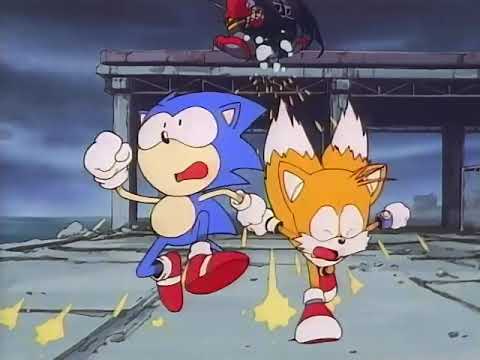 Sonic OVA 1996 Metal Robotnik Full Fight.
