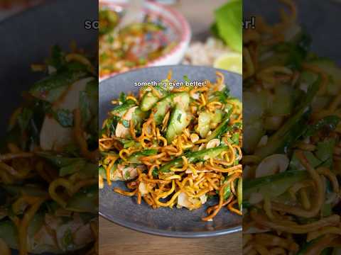 Crispy Curry Noodle Salad