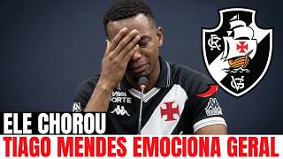 CHORO EM COLETIVA: THIAGO MENDES emociona torcida e futuro vira mistério | notícias do Vasco
