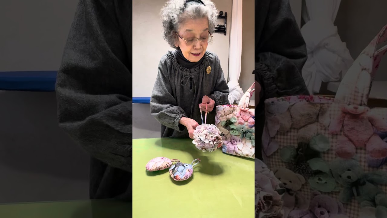 トートバッグ出来ました！可愛い飾りもついてます　#ソーイング #sewing #トートバッグ #手芸