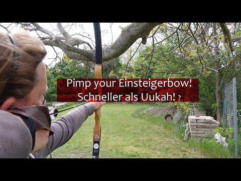 Pimp your Einsteigerbow! Top Speed mit 21 lbs! Schneller als 35 lbs Uukah!? (inkl. Praxistest)