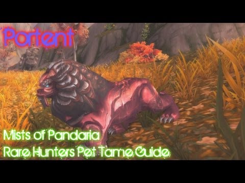 Portent Rare Hunter Pet Tame Guide! - Mists of Pandaria