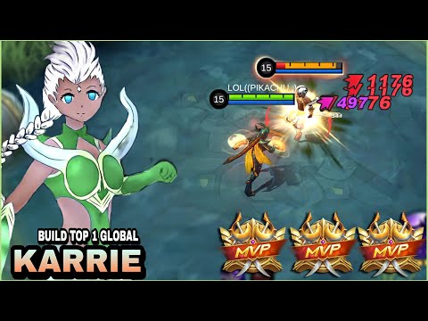 KARRIE BEST BUILD 2022 | TANK KILLER | BUILD TOP 1 GLOBAL KARRIE | MLBB