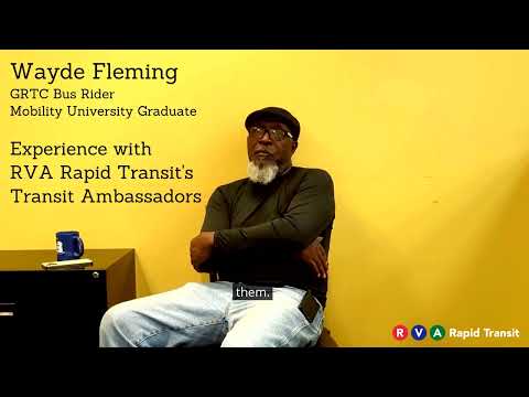 Transit Ambassadors Testimonial - Wade