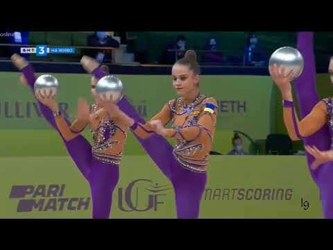 Group Ukraine 5 Balls Final European RG Championships Kiev 2020