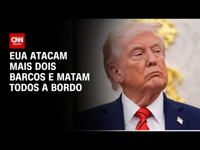 Novas embarcações foram atacadas pelos EUA por suspeita de tráfico de drogas | BASTIDORES CNN