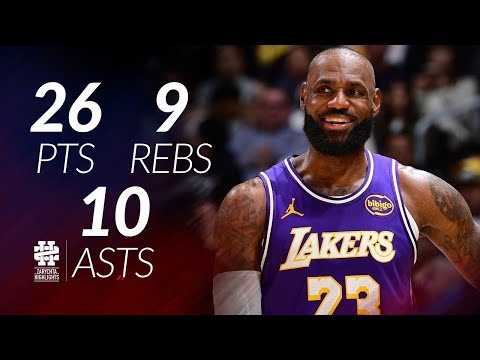 LeBron James 26 pts 9 rebs 10 asts vs Bucks 25/26 season