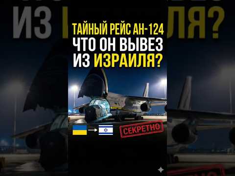 Что украинский Ан-124 ТАЙНО вывез из Израиля? 🤫✈️