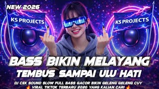 Download lagu BASS BIKIN MELAYANG TEMBUS SAMPAI ULU HATI | DJ CEK SOUND SLOW FULL BASS ENAK VIRAL FYP TIKTOK  mp3