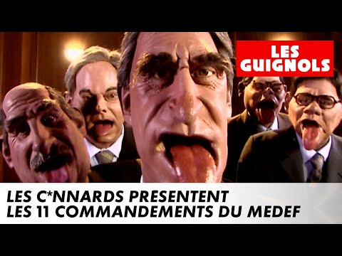 Les Connards présentent les 11 commandements du Medef - Les Guignols - CANAL+