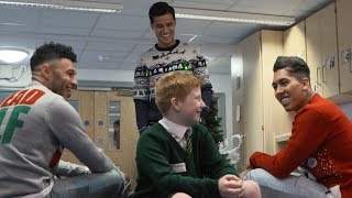 School pupils get a Christmas surprise from Coutinho, Firmino and Ox | THE REACTIONS ARE PRICELESS!