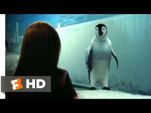 Happy Feet (9/10) Movie CLIP - Mumble Makes Contact (2006) HD