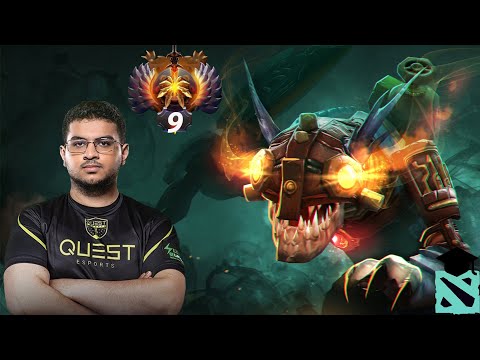 RANK 9 ATF SHOWS WHY THEY ALWAYSE BAN HIS SLARK ! | DOTA 2 SLARK PRO GAMEPLAY