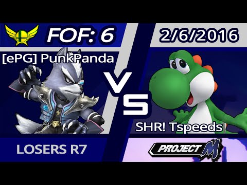 [ePG] PunkPanda (Wolf) vs. SHR! Tspeeds (Yoshi) | PM Singles LR7 | FoF6