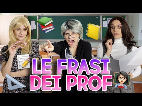 👩🏻‍🏫🤬 LE FRASI DEI PROF 😱📚