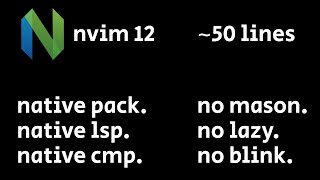 Rewriting my neovim config so It's super based.