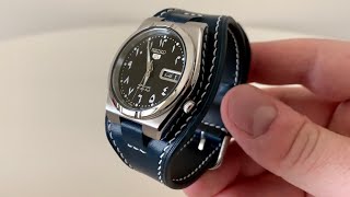Seiko SNK063J5 on a Custom Leather Strap! [24th Street Co.]