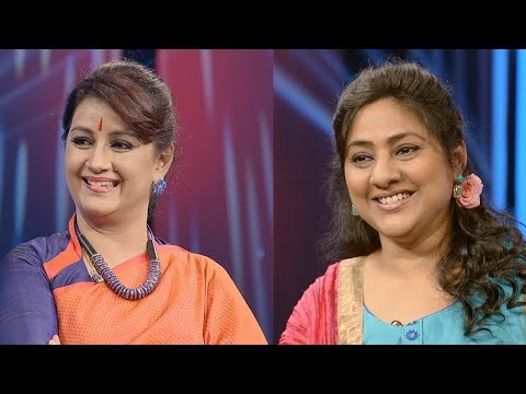 Onnum Onnum Moonu Season2 I Menaka & Rohini on the floor I Mazhavil Manorama
