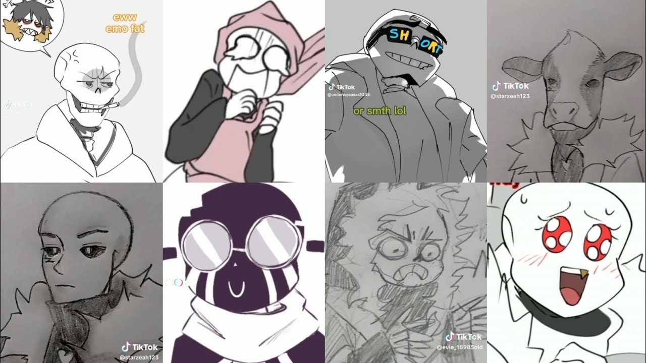 Funny Undertale AUs Tiktok Compilation!