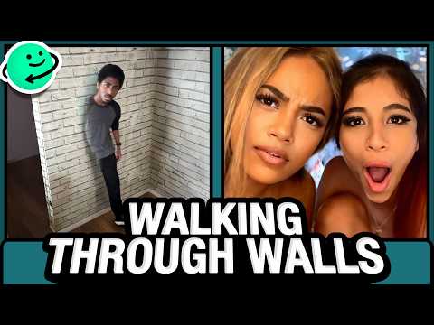 Walking Through Walls MAGIC TRICK on AZAR #7 (OmeTV Alternative)